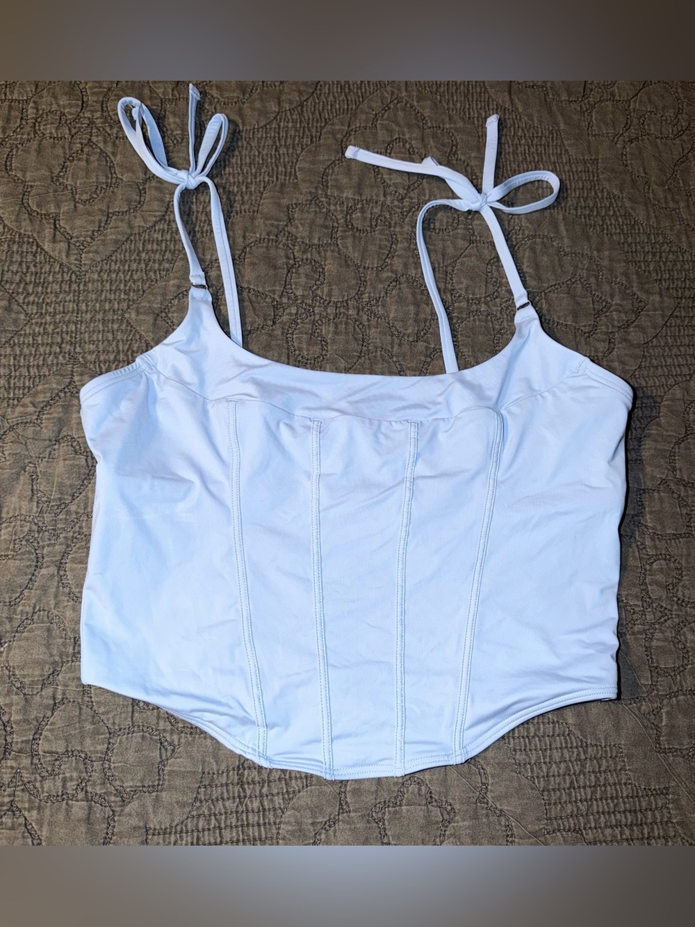 Gilly Hicks Micro Corset-Light Blue Women’s Size-L
